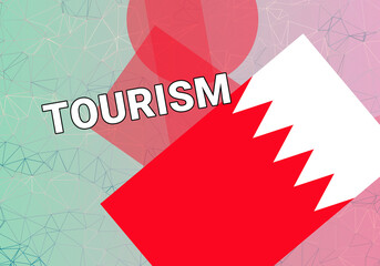 Bahrain tourism.  Manama  Bahrain tourism travel concept. Tour in BHR