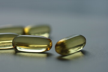 Fish oil capsules