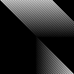 Lines pattern. Diagonal stripes illustration. Striped image. Linear background. Strokes ornament. Abstract wallpaper. Modern halftone backdrop. Digital paper, web design, textile print. Vector.