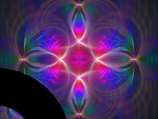 Imaginatory fractal abstract background Image