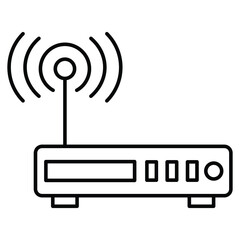 modem network Vector icon which is suitable for commercial work

