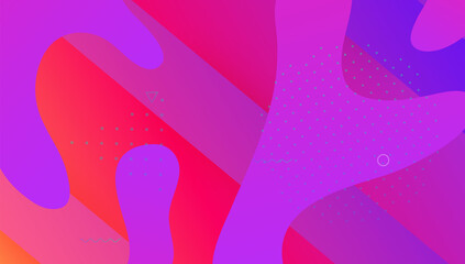 Neon Shape. Pink Vibrant Flyer. Modern Journal. Flat Landing Page. Graphic Frame. Business Geometry. Tech Liquid Banner. Abstract Design. Lilac Neon Shape