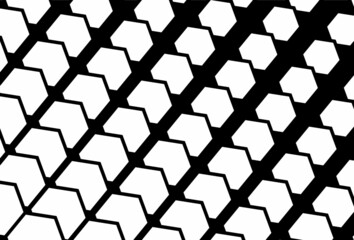 seamless pattern with hexagon