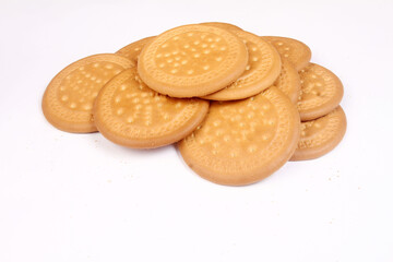 cookies on a white background