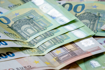 euro bills european cash. european currency