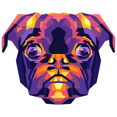 Colorful Dog Illustration