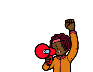 Young Children Activist Protest