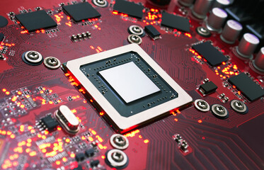 Electronic circuit board with processor