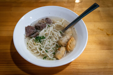 Famous Buriat tasted food in Siberia