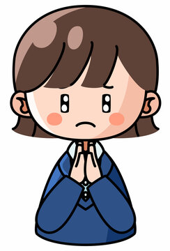 頼み込む