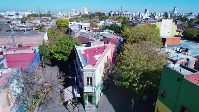 Buenos Aires Argentina. Panorama landscape of tourism landmark downtown of capital of Argentina. Tourism landmark. Outdoors downtown city. Urban scenery of Buenos Aires cIty.