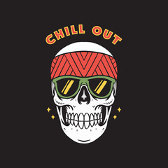 Skull Bandana Illustration