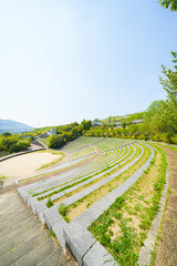Obraz premium 西宮名塩の爽やかな風景