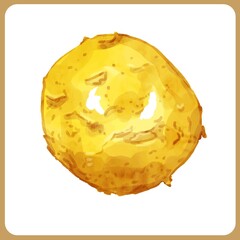 手描き水彩の新じゃがイラスト