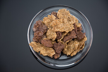 breakfast snack with chocolate