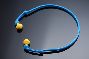 blue Protective earplugs