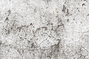 Damaged old concrete wall close up for texture background