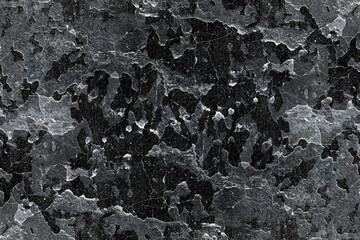 Old damaged dark concrete wall with grunge and crack textures