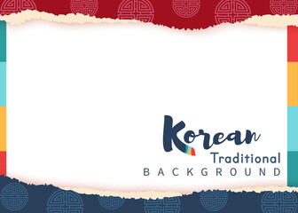 Vector of traditional Korean background
