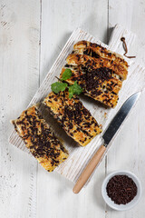 Strudel Pisang or homemade banana strudel.