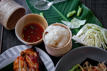 Thai food dish both in Thailand and Asia, 