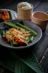 Thai food dish both in Thailand and Asia, 