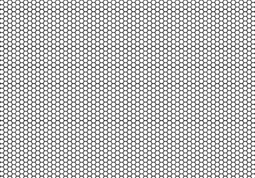 small hexagonal pattern with black background colour