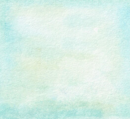 青緑の水彩の背景素材