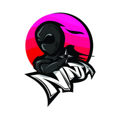 NInja Mascot Logo