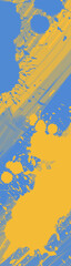 Abstract Blue Yellow paint Background. Vector illustration design