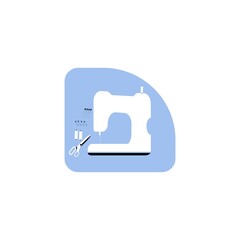 sewing machine icon image vector illustration