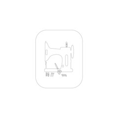 sewing machine icon image vector illustration
