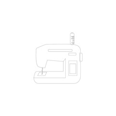 sewing machine icon image vector illustration