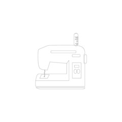 sewing machine icon image vector illustration