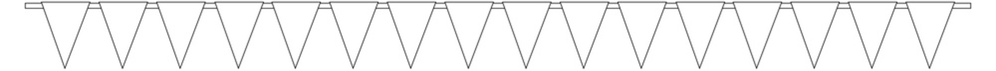 Party flags  black and white doodle character