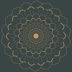 ornamental round lace pattern