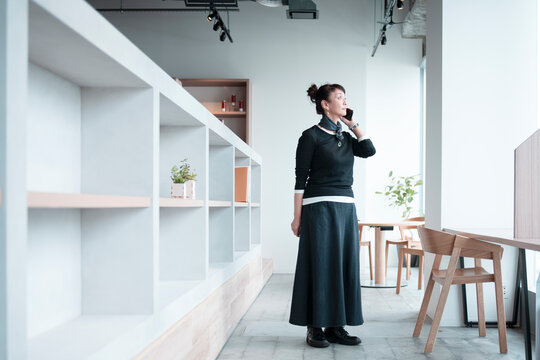 Business Woman In Office