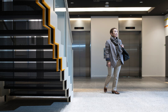 Business Woman Going to Work