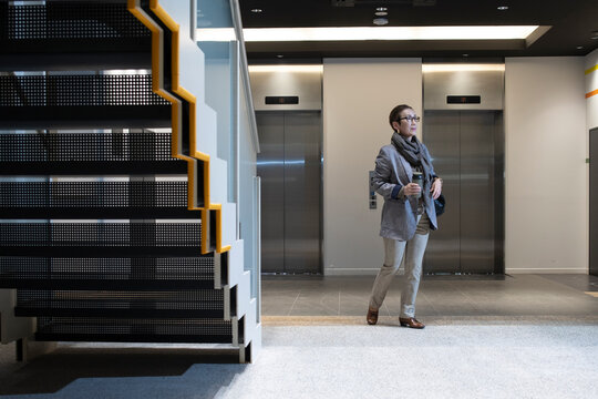 Business Woman Going to Work