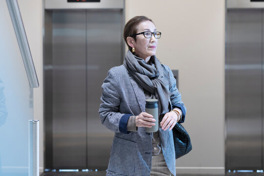 Business Woman Going to Work