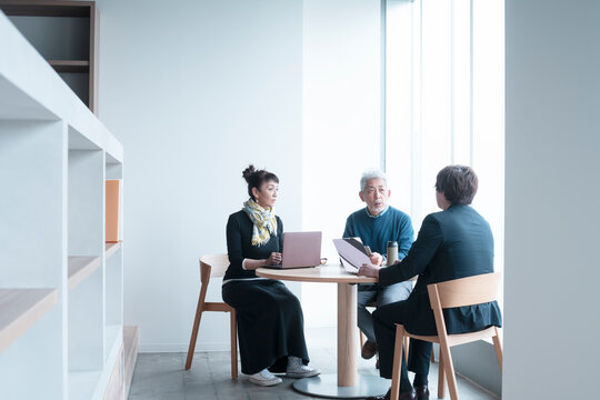 Men and Woman Having a Meeting