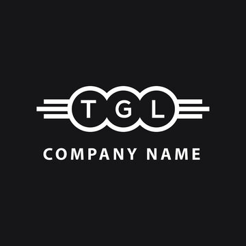 TGL letter logo design on black background. TGL  creative initials letter logo concept. TGL letter design.
