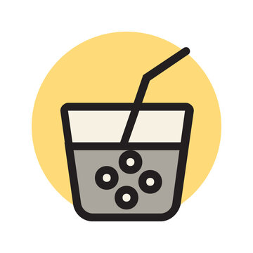 recommend clip art: Soda , Food and drink filled outline icon.