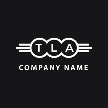 TLA letter logo design on black background. TLA  creative initials letter logo concept. TLA letter design.