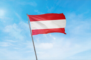 Austria Flag Photo, High-Quality Image of Austria Flag. Waving Austria Flag.