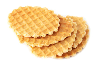 Sweet cookies on a white background.