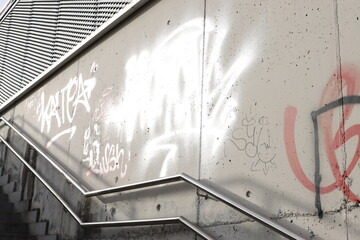 graffiti on the wall