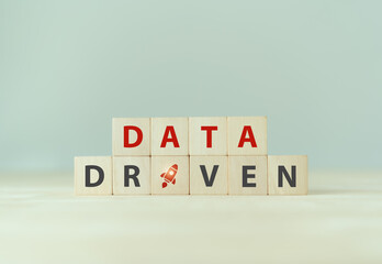 Data driven marketing concept. Big data analytics, personalized and contextual marketing. Marketing...