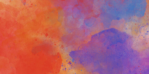 abstract colorful watercolor background with powder explosion