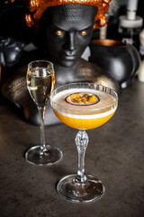 tasty cocktail in the bar